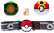 Pokémon PKW3644 - Clip and Go Gürtel Set - Finsterball, Wiederball & Tragosso, offizielles Set mit Figur