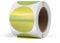 YIKIADA Gold Punkte Thermo Etiketten Vinyl 50 mm Selbstklebend Rolle Adressaufkleber Wasserdicht Drucker Glitter Aufkleber für Logo Barcode QR Code Kinder Office Home 200 Stück
