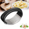 Garlic Press Rocker Crusher Masher, Garlic Press, Portable Manual High Performance Garlic Mincer, Garlic Chopper for Household Kitchen Appliances (Black)