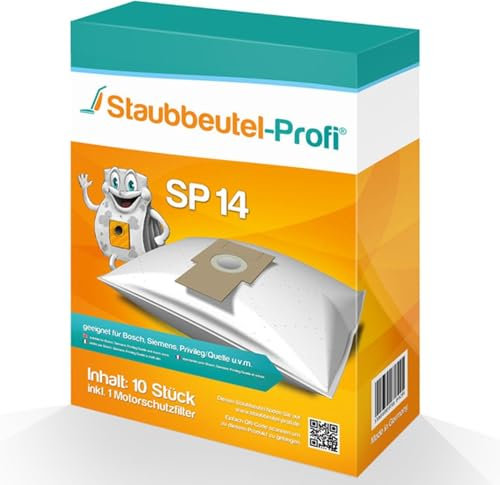 10 Staubsaugerbeutel SP14 kompatibel zu Swirl S71 Wolf 0990 von Staubbeutel-Profi®