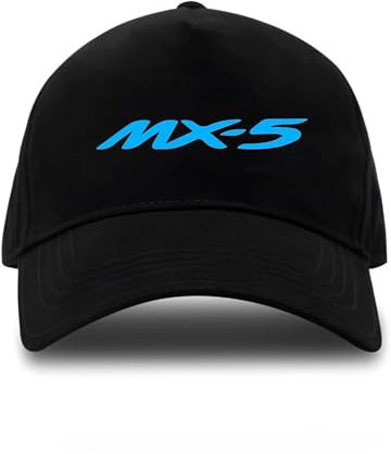 AXOEECF Baseball Cap, Für MX-5, Sonnenmütze, Geschenk, Moisture Wicking, Verstellbarer Casual Hut, UV-Schutz Kappe,A-OneSize