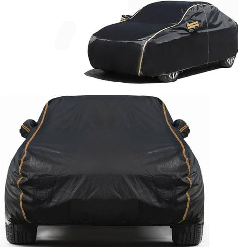 Autoabdeckung Winter Für Defender 110, Auto Abdeckung Winter, Auto Garage Draußen, Vollgarage Auto, Wasserdicht Atmungsaktiv, Allwetterschutz, Einlagige, AXR1119BHK