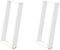 vidaXL Pieds de Table à Manger Forme de U 2 pcs Blanc 50x(72-73) cm, Pied de Table, Pied de Table, Pied de Bureau, Pied de Table à Manger en métal