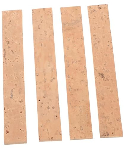Toyvian 4stücke Kork Für Trompete Saxophon-kork-reparatur Ersatz-korkstreifen Für Mundstück Geeignet Für Trompeten Saxophone Klarinetten Flöten