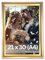 VictoR Renoir Bilderrahmen Gold 21x30 cm (A4) – Eleganter Vintage Kunststoffrahmen im Barockstil mit bruchsicherer Acrylglasscheibe und MDF-Rückwand