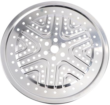 GLEAVI 1Stück Dampfgarer Einsatz für Schnellkochtöpfe Lebensmittelecht Rostfrei Stapelbar zu Reinigen für Gesundes Dämpfen von Gemüse