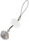 Mikinona Handykettenverzierungen Hängende Glockenverzierung Universelle Handykette Telefon Hängende Glocke Telefon Hanging Decor Glocke Handykette Telefon- -kette Handy Hängt Weiß Acryl
