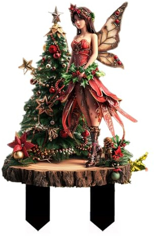 Flaroey 2D Fairy Flower Pot Decoration Flower Fairy Planter Pots Decor Fairy Garden Accessories Bohemian Fairy Flower Pot Decor
