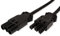 Bachmann Geräteverlängerung Wieland GST18 Stecker/GST18 Buchse 3m Schwarz 375.055