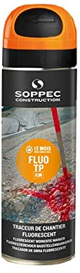 Markierungsspray Fluo TP orange 500ml 9-10 Monate sichtbar für Baustellen, 12St.
