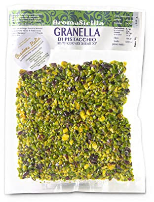 200gr gehackte Pistazien aus 100% sizilianischen Pistazien aus Bronte ungesalzen, Premium Qualität