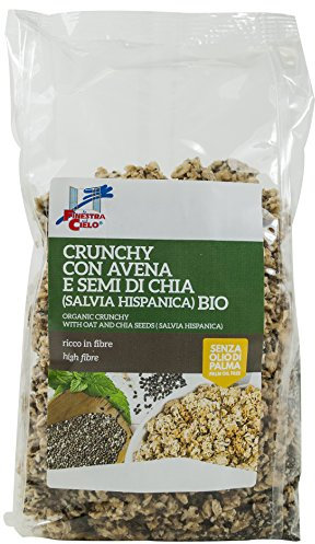 La finestra sul cielo, Crunchy con avena e semi di chia bio, 375g