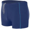 Aquarti Maillot de Bain pour Homme Boxer de Piscine Shorts Grande Taille, Bleu Foncé/Bleu, 5XL
