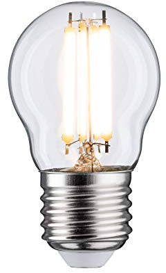 Paulmann 28655 LED Lampe Filament Tropfen 6,5W Klassik Leuchtmittel dimmbar Klar 2700K Warmweiß E27