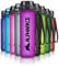 ALPHAPACE Trinkflasche, auslaufsichere 350 ml Wasserflasche, BPA-freie Flasche für Sport, Fahrrad & Outdooraktivitäten, Sportflasche mit Fruchteinsatz, in Purple