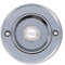 Modern Living Wired Flush Fitting Doorbell Push Button, 76mm (3) Diameter, in Nickel with Nickel Press