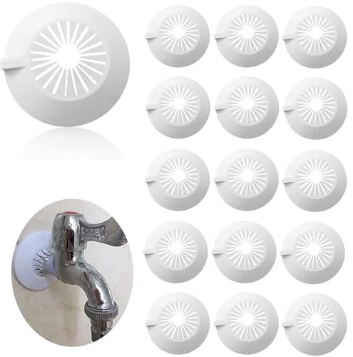 30 Stück Heizungsrohr Abdeckung Rohrabdeckungen Kunststoff Heizkörper Rohrabdeckungen Abdeckrosette für 15-29 mm Wasserleitungen Gasleitungen, Weiß