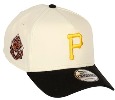 New Era Verstellbare Caps mit gebogenem Schirm im Two Tone Chrome Design 9Forty A-Frame Sidepatch Winter Baseball MLB Einheitsgröße Verschiedene Teams