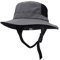 Seektop Surf Bucket Hat mit UPF 51+ UV-Schutz, Wasserdichter Sonnenhut mit verstellbarem Kinnriemen zum Surfen, Wassersport, Dunkelgrau