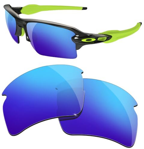 HiCycle2 Sunglasses Lenses Replacement for Oakley Flak 2.0 XL OO9188 Sunglass-Multi Options(Ice Blue)