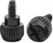 MACHSWON Knurled Head Phillips Thumb Screw for PC Computer Case, Full Thread Bolts Fasteners Grip Thumb Screw, M4 x 12mm, 20pcs