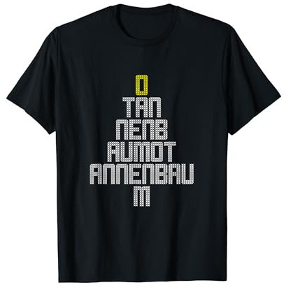 Sur le sapin de Noël O Tannenbaum Carol T-Shirt