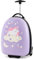 GOPLUS Kinderkoffer mit Rucksack, Kids Trolley, Kindergepäck mit Rollen, Reisekoffer mit Teleskopgriff, Hartschalenkoffer für Kinder, Kindertrolley Farbwahl (Hellviolett-Einhorn, 16)