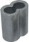 200x Morsetto per fune metallica Alluminio 4mm Alluminio Morsetto a pressione Manicotto di stampa