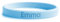 gutmarkiert – Personalisierbares SOS-Armband für Kinder aus Silikon, graviert mit Name & Telefonnummer – wasserdichtes Notfallarmband für Kinder, besonders langlebig – Hellblau