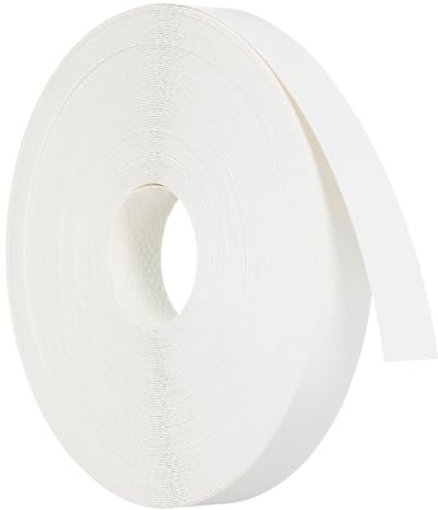 QUARKZMAN Holz Furnier Kantenband, 3/4 Zoll x 100 Fuß Holz Furnierstreifen für Schrankreparatur Möbelrestaurierung Weiß