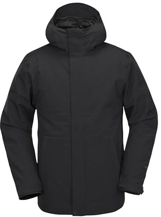 Volcom Herren Winter Jacket Brighton Hooded Snowboard Ski Winterjacke, Schwarz S5, S