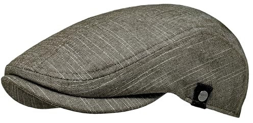 WEROR Herren Schirmmütze Schiebermütze Flatcap Cap Kappe Mütze WEROR-430.1 (XL, 60-61, Beige)