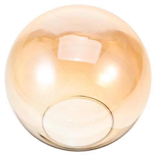 Yardenfun Abat-jour Globe Verre Transparent Pour Suspension Remplacement Élégant Et Pratique Pour Lampes Avec Installation Facile Design Simple Et Décoratif