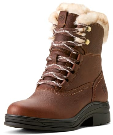 ARIAT 2024 Damen Harper Sherpa Wasserdicht Kurz Stiefel 10053839 - Dark Brown