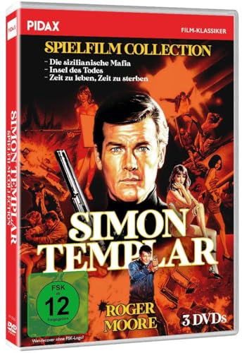 Simon Templar Spielfilme - Der legendäre Roger Moore in drei packenden Missionen - Krimi Klassiker mit dem unwiderstehlichen Detektiv - The Saint Collection (Pidax Film-Klassiker) [3 DVDs]