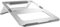 Worktrainer - Ultra Slim - Laptop-Halterung - Für laptops 11-15 inch - ABM. 22,5 x 22,8 x 0,4 cm - Max Höhe 7,5 cm - Silber