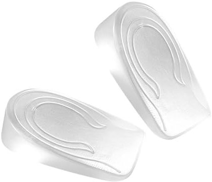 1 paire de talonnettes en silicone - 2 cm - En terre de silice - Pour talon d'Achille - Pour chaussures - Pour femme - 2 cm