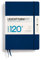 LEUCHTTURM1917 372384 Notizbuch Medium A5, 120g Edition, Hardcover Schreibbuch, 203 nummerierte Seiten, Marine, liniert
