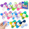 12 Stück Silikon Anti-Stress Finger Spinner für Kinder, Fidget Spinners Sensory Spielzeug Geschenke für Kinder Erwachsene Stress Relief Hand Spinner