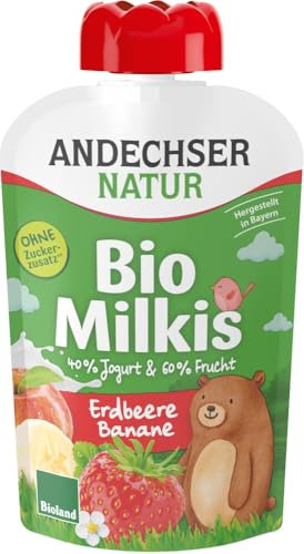 Bio Milkis Erdbeere-Banane 18 x 100 gr