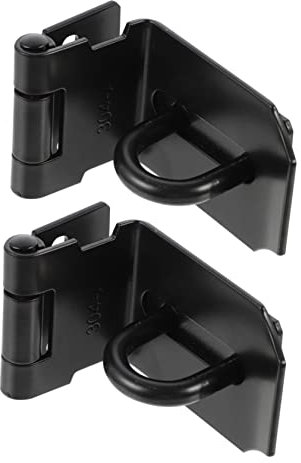 UKCOCO 2stücke Türverschluss Mit Hasp Und Vorhängeschloss Für Für Türen Möbel Und Schränke