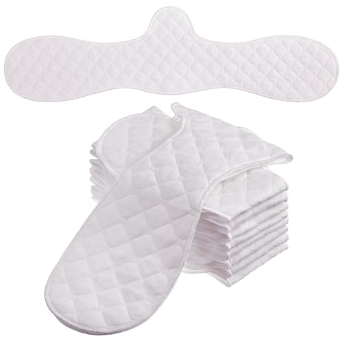 Boyiee 9X BH-Einlagen Schwitzschutz Pads | Wiederverwendbare Baumwoll-BH-Einlagen Unterbrust, Atmungsaktiv für Sport & Stillzeit, Weich für Damen im Sommer