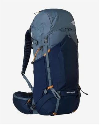 THE NORTH FACE Unisex Trail Lite 50L Rucksack, Granite Grey/Summit Nav