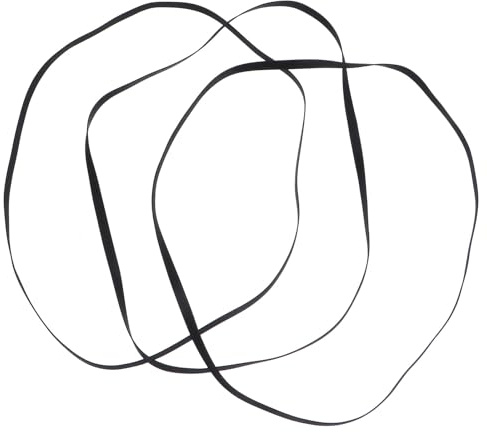 PAMINGONO 3 Stück Antriebsriemen für Plattenspieler und Tonbandgeräte Langlebiger Gummiriemen 270mm X 5mm Ersatzriemen für Recorder und Bandmaschinen Geräuschreduzierend
