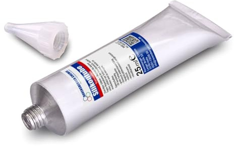 Ravensberger Chemie Silikon E essigvernetzt – Sanitär Dichtstoff für Bad, Küche & Bau – acetoxy, elastisch – ideal für Fugen an Waschbecken, Dusche, Wanne, Fliesen & Glas – 25 ml Mini Tube