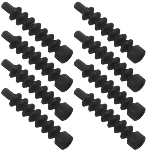 ifundom 8pcs Rubber Brake Cable Sleeve for Mountain Bike, Dustproof Bike Brake Wire Cover Protector Tube, Bicycle Cable Housing Guard for Off-Road Cycling