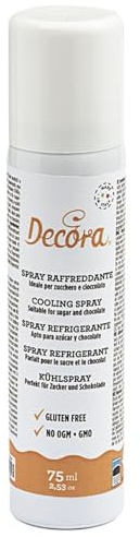 Spray Raffreddante con Cannuccia, per Semifreddi, Dolci, Gelati e Torte 75ml -DECORA-