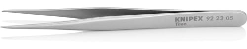 KNIPEX Titanpinzette Mattiert Glatt 120 mm, 92 23 05