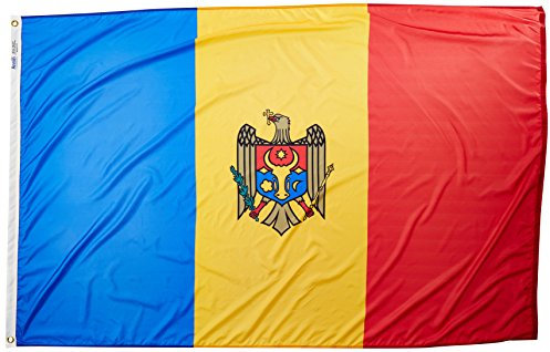 Annin Flagmakers Moldawien-Flagge, USA, hergestellt nach offiziellen Designspezifikationen, 6 x 1,8 m (Modell 973714)