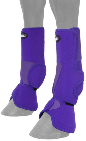 Tough 1 Performers 1st Choice Combo Boots, Purple, Medium